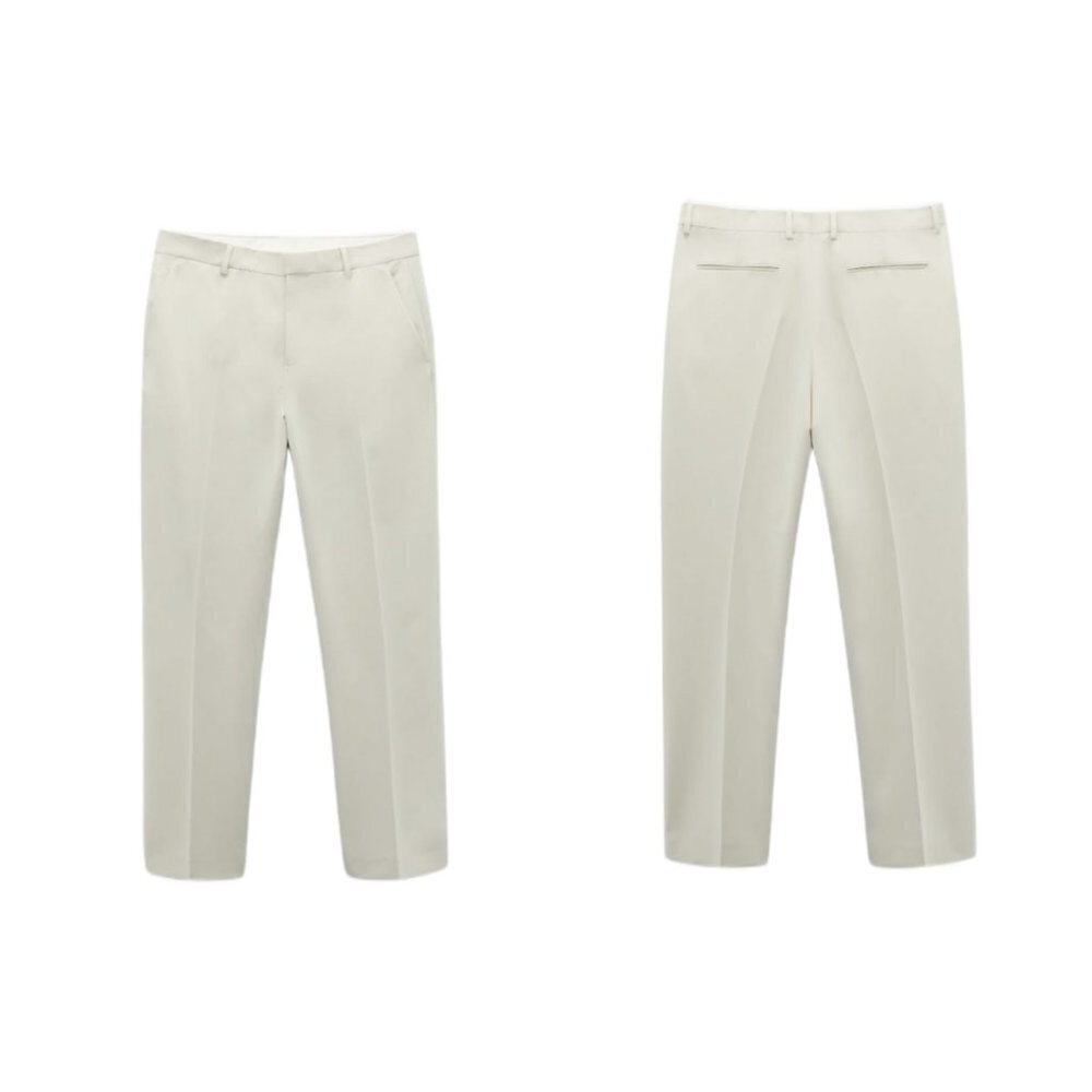 ZARA SUIT TROUSERS - LIMITED EDITION WHITE 5645/806